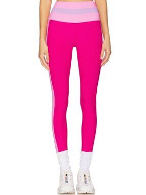 NEW BEACH RIOT Mariella Legging Raspberry Colorblock Hot Pink Purple Yoga Pants
